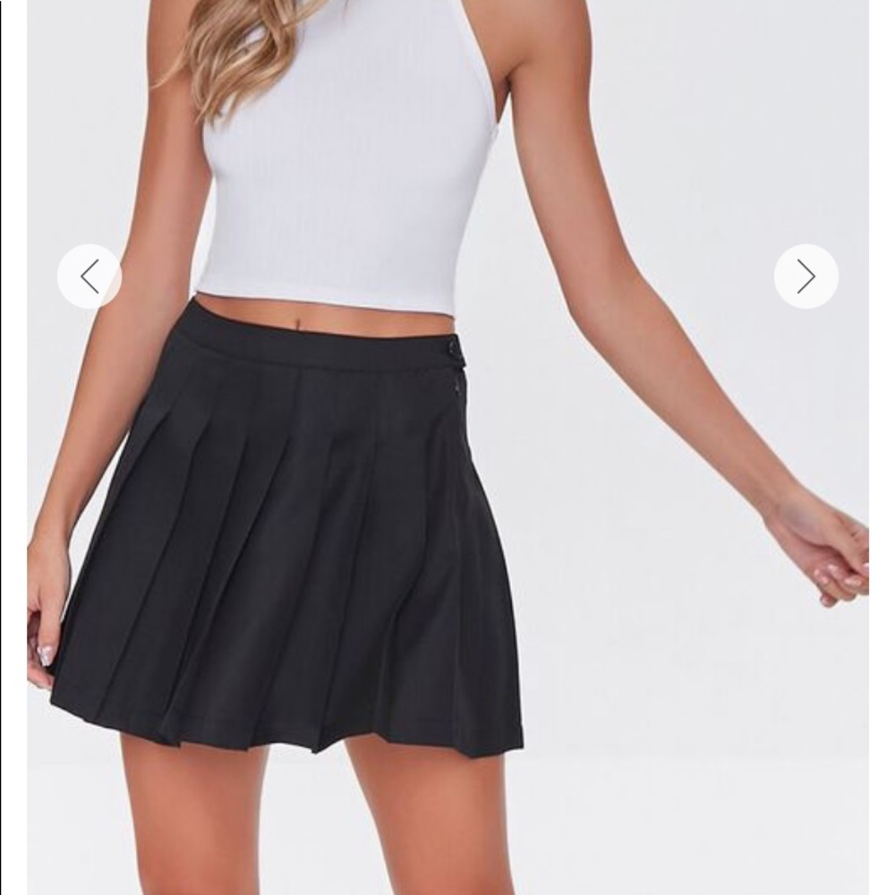 Forever 21 Black Tennis Skirt